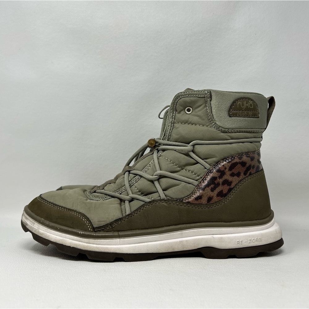 Ryka Brae Green Boots, Women’s Size 8 Wide